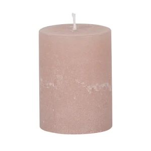 Bougies unies Weizenkorn Ø 66 mm – 4 pièces -9 cm-Zuckerwatte