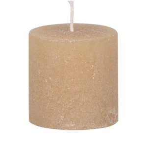 Bougies unies Weizenkorn Ø 66 mm – 4 pièces -7 cm-Nuss