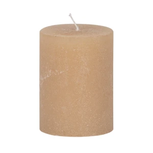 Bougies unies Weizenkorn Ø 66 mm – 4 pièces -9 cm-Nuss