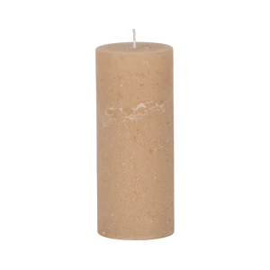 Bougies unies Weizenkorn Ø 66 mm – 4 pièces -Nuss-16 cm