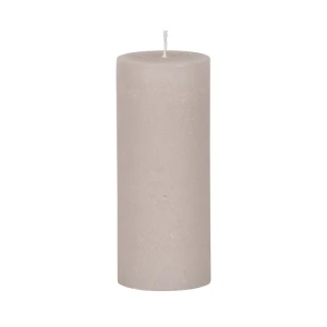 Bougies unies Weizenkorn Ø 66 mm – 4 pièces -16 cm-Alabastergrau