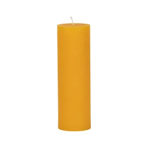 Bougies unies Weizenkorn Ø 80 mm – de 1 à 4 pièces -Sonnengelb-34 cm