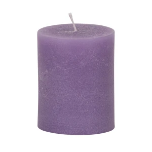 Bougies unies Weizenkorn Ø 80 mm – de 1 à 4 pièces -Lavendel-10 cm