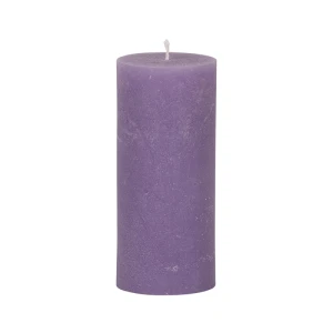Bougies unies Weizenkorn Ø 80 mm – de 1 à 4 pièces -18 cm-Lavendel