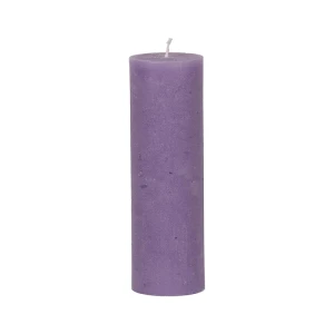 Bougies unies Weizenkorn Ø 80 mm – de 1 à 4 pièces -25 cm-Lavendel