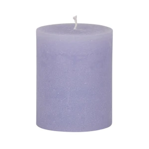 Bougies unies Weizenkorn Ø 80 mm – de 1 à 4 pièces -Hellviolett-10 cm