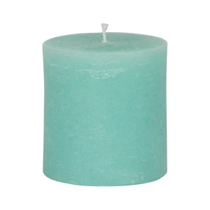 Bougie unie Weizenkorn Ø 90 mm – de 1 à 4 pièces -Mint-10 cm