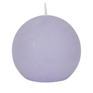 Bougies boule Weizenkorn, Ø 60 mm – 6 Stück -Hellviolett