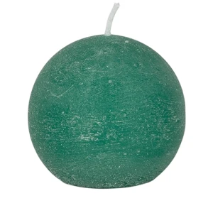 Bougies boule Weizenkorn, Ø 60 mm – 6 Stück -Seegrün