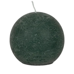 Bougies boule Weizenkorn, Ø 60 mm – 6 Stück -Tannengrün