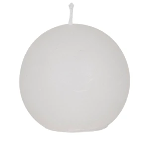 Bougies boule Weizenkorn, Ø 60 mm – 6 Stück -Weiss