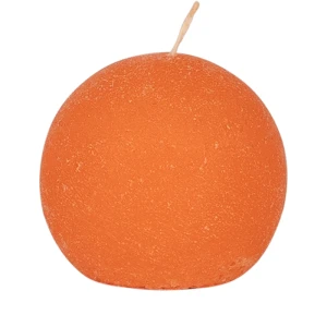 Bougies boule Weizenkorn, Ø 60 mm – 6 Stück -Dunkelorange