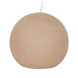 Bougies boule Weizenkorn, Ø 60 mm – 6 Stück -Nuss