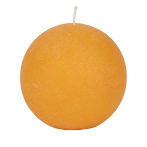 Bougies boule Weizenkorn, Ø 100 mm – 4 pièces -Goldgelb