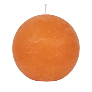 Bougies boule Weizenkorn, Ø 100 mm – 4 pièces -Mandarin