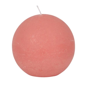 Bougies boule Weizenkorn, Ø 100 mm – 4 pièces -Blassrosa
