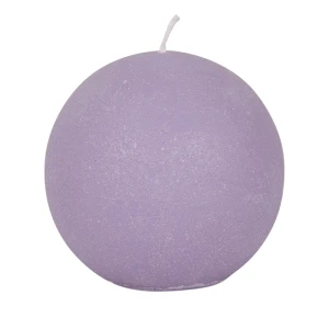 Bougies boule Weizenkorn, Ø 100 mm – 4 pièces -Flieder