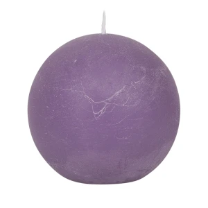 Bougies boule Weizenkorn, Ø 100 mm – 4 pièces -Lavendel
