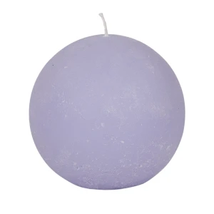 Bougies boule Weizenkorn, Ø 100 mm – 4 pièces -Hellviolett