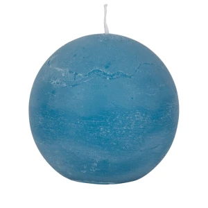 Bougies boule Weizenkorn, Ø 100 mm – 4 pièces -Türkis
