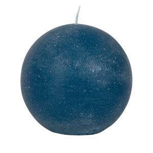 Bougies boule Weizenkorn, Ø 100 mm – 4 pièces -Nachtblau