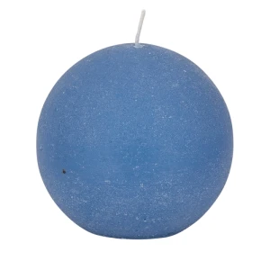 Bougies boule Weizenkorn, Ø 100 mm – 4 pièces -Himmelblau