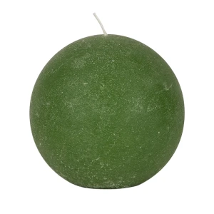 Bougies boule Weizenkorn, Ø 100 mm – 4 pièces -Moosgrün