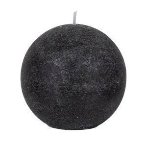 Bougies boule Weizenkorn, Ø 100 mm – 4 pièces -Schwarz