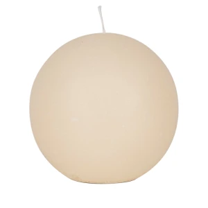 Bougies boule Weizenkorn, Ø 100 mm – 4 pièces -Elfenbein