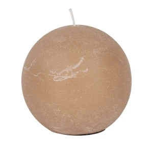 Bougies boule Weizenkorn, Ø 100 mm – 4 pièces -Nuss