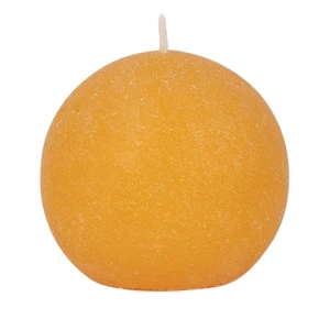 Bougies boule Weizenkorn, Ø 80 mm – 6 pièces -Goldgelb