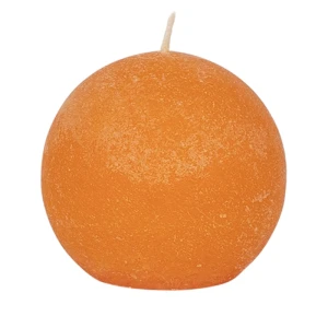 Bougies boule Weizenkorn, Ø 80 mm – 6 pièces -Mandarin