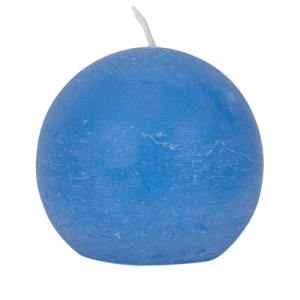 Bougies boule Weizenkorn, Ø 80 mm – 6 pièces -Himmelblau