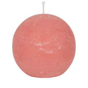 Bougies boule Weizenkorn, Ø 80 mm – 6 pièces -Blassrosa