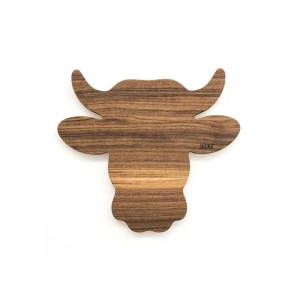 Planchette tête de vache -Nussbaum