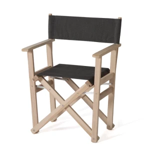 Chaise de réalisateur -Anthrazit mit feinen Streifen