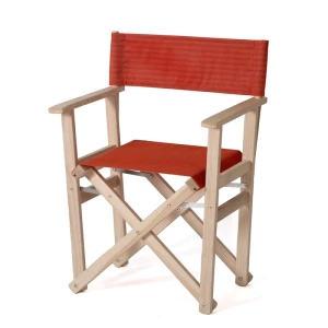 Chaise de réalisateur -Bordeaux gestreift