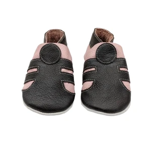 Pantoufles en cuir "Sporty rose" -27-28