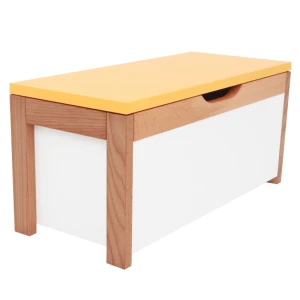 Banc enfant - Modèle Kimo avec coffre/rangements -Orange