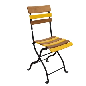Chaise pliante "Ö" -Königsgelb gestreift