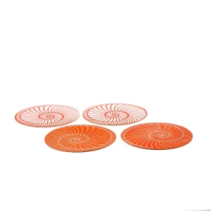 Sous-verres -Rot