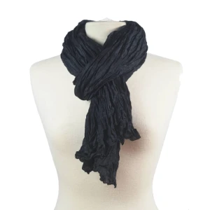 Foulard en soie no 14, noir