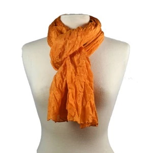 Foulard en soie no 14, jaune-orange