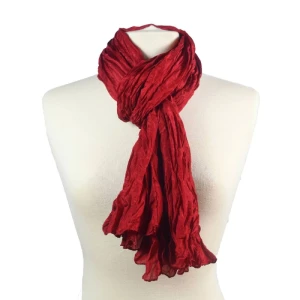 Foulard en soie no 14, rouge foncé