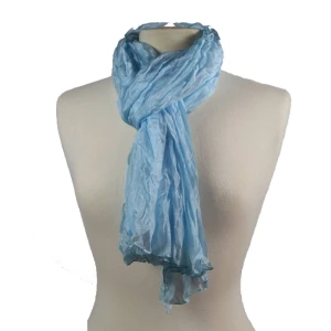 Foulard en soie no 14, bleu clair