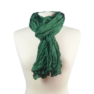 Foulard en soie no 14, vert sapin