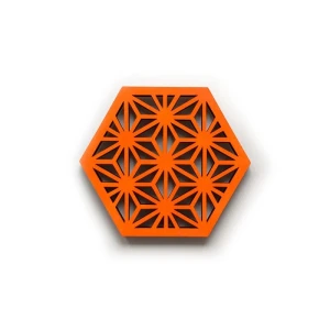 Dessous de verre -Orange-1 Stück (gross)