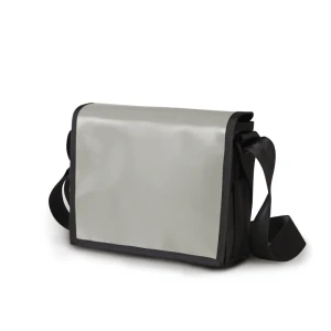 Sac à bandoulière en bâche petit -Silber