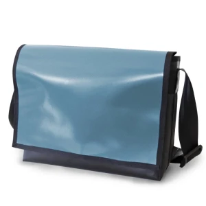 Sac à bandoulière en bâche -Taubenblau