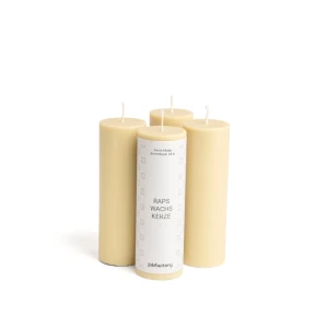 Bougies au colza Ø 40 mm -12 cm-4 Stück-Créme